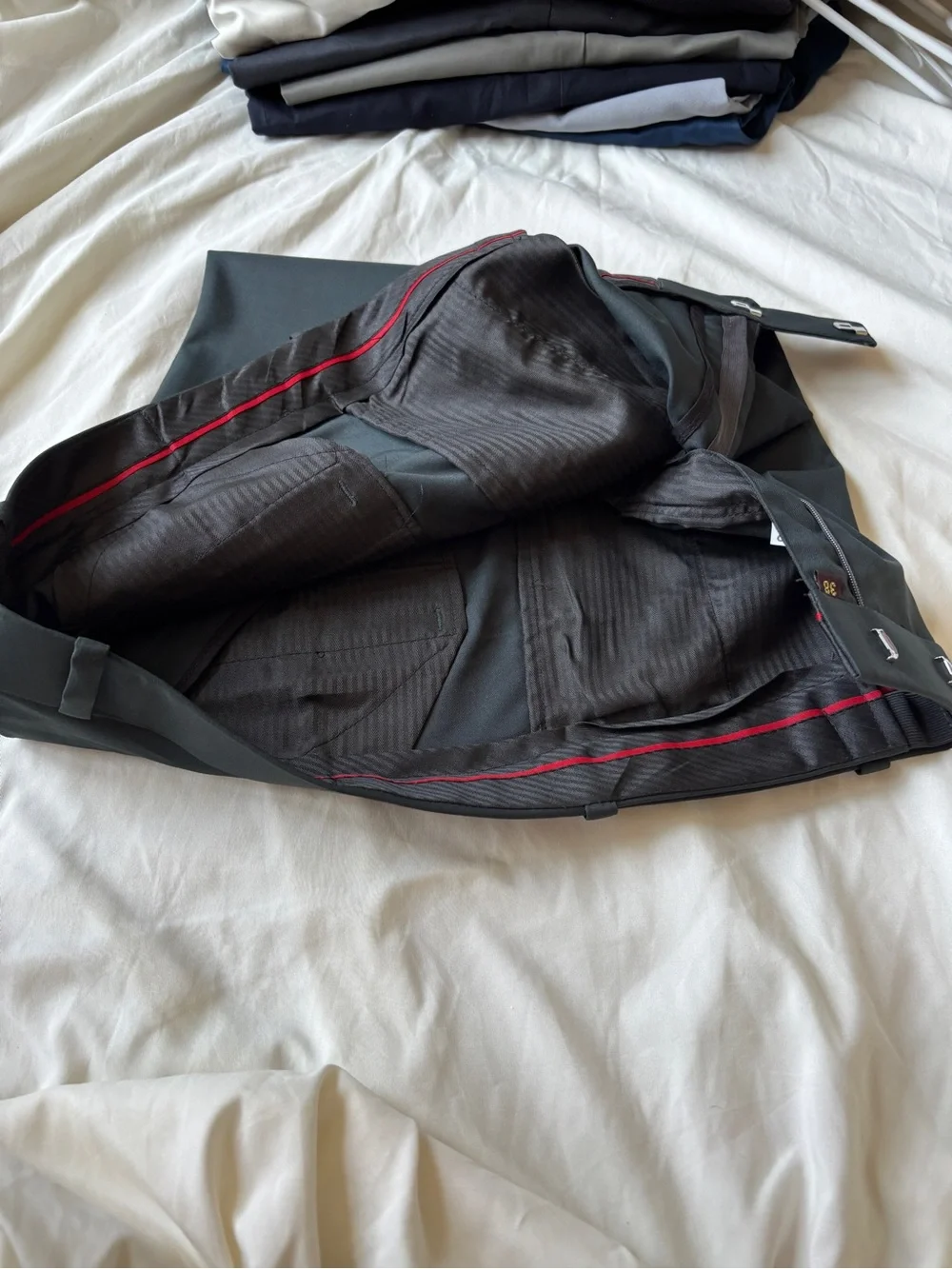 Men’s Dark Olive Green Dress Pants 36x38 Brand New Never Worn